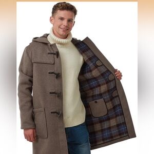 Montgomery Men’s Duffle Coat Size Large